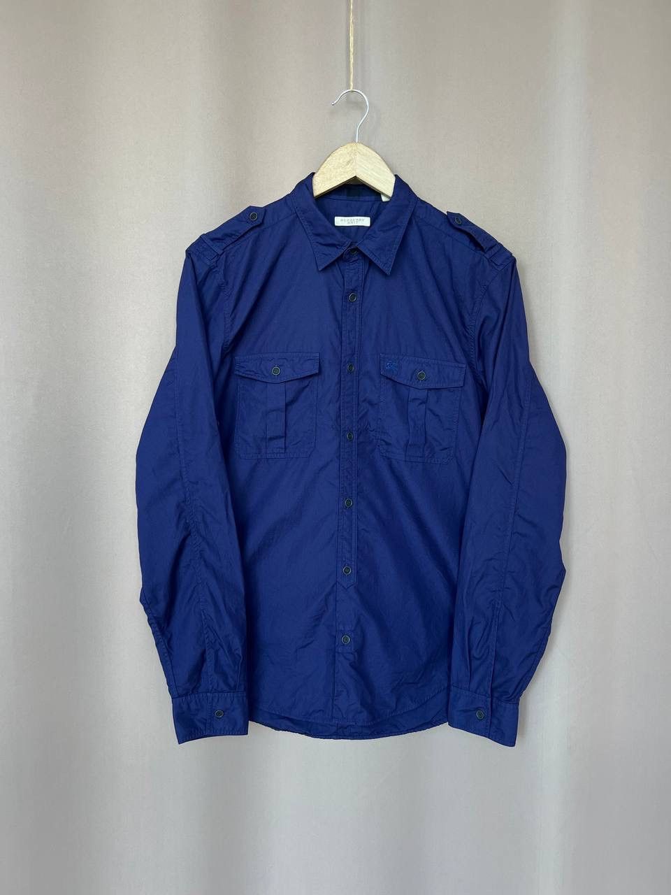 Burberry Burberry Brit Military Button Down Shirt Mens Size M Size US M / EU 48-50 / 2 - 1 Thumbnail