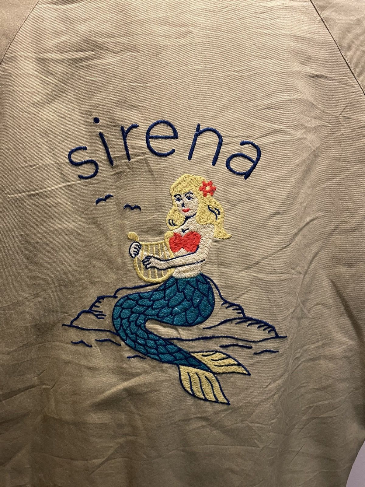 Other Navajo Titicaca Sirena Khaki Mermaid Embroidered Jacket Size M / US 6-8 / IT 42-44 - 8 Thumbnail