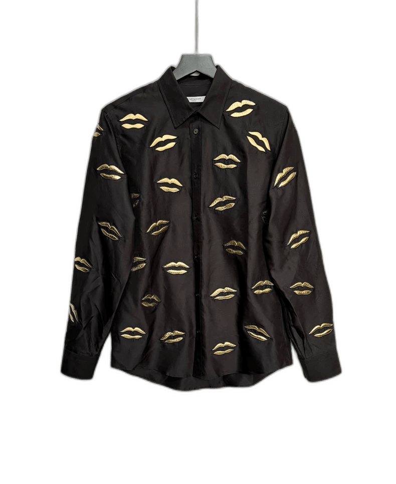 Givenchy Givenchy Givenchy Lip Print Long Sleeve Shirt -2507 Size US L / EU 52-54 / 3 - 1 Thumbnail