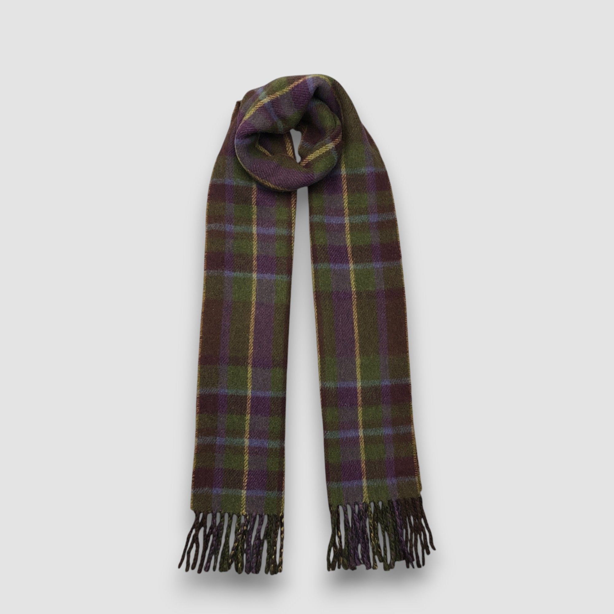 Polo Ralph Lauren Vintage Polo Ralph Lauren Scarf Muffler Plaid Wool Scarves Size ONE SIZE - 1 Thumbnail