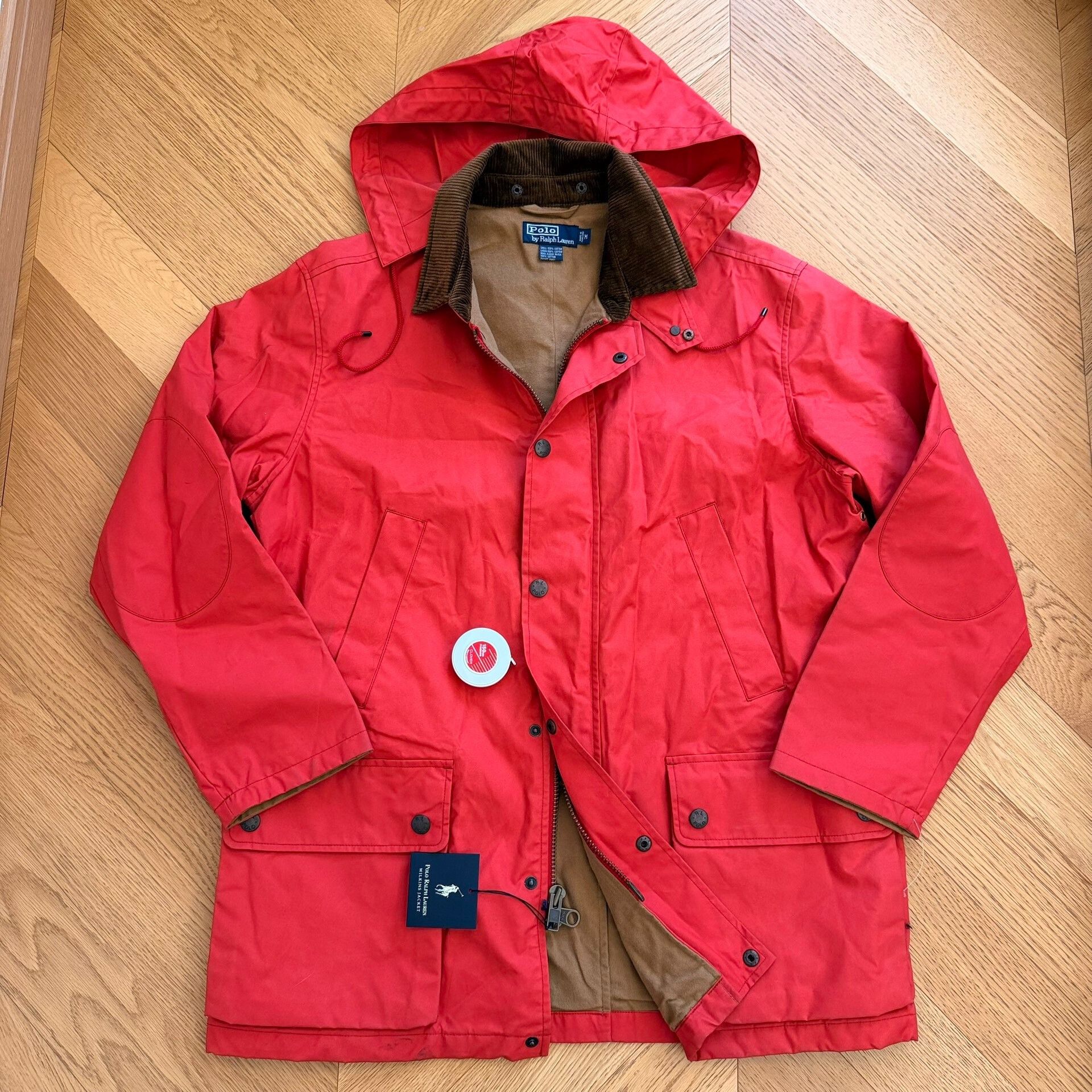 RLX Ralph Lauren Vintage Heavy Waxed Outdoor Hooded Jacket Size US M / EU 48-50 / 2 - 1 Thumbnail