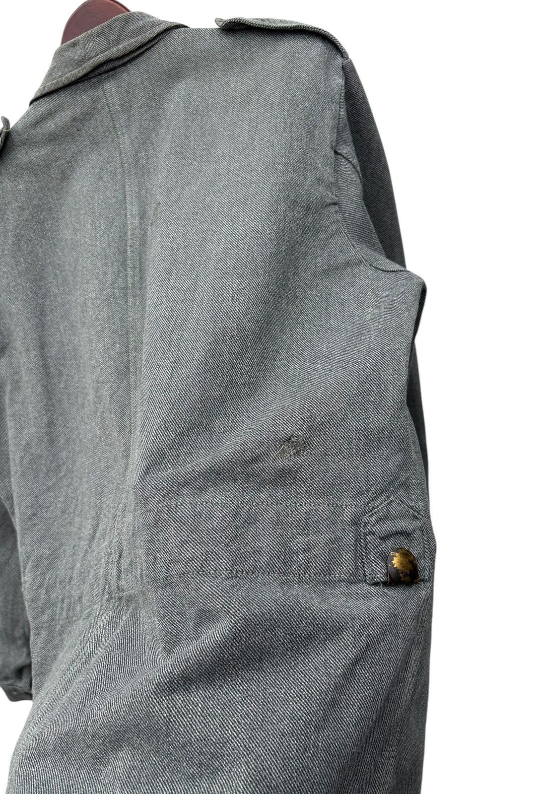 Vintage Vintage 70s Swiss Army Selvedge Military Work Jacket Size US M / EU 48-50 / 2 - 17 Thumbnail