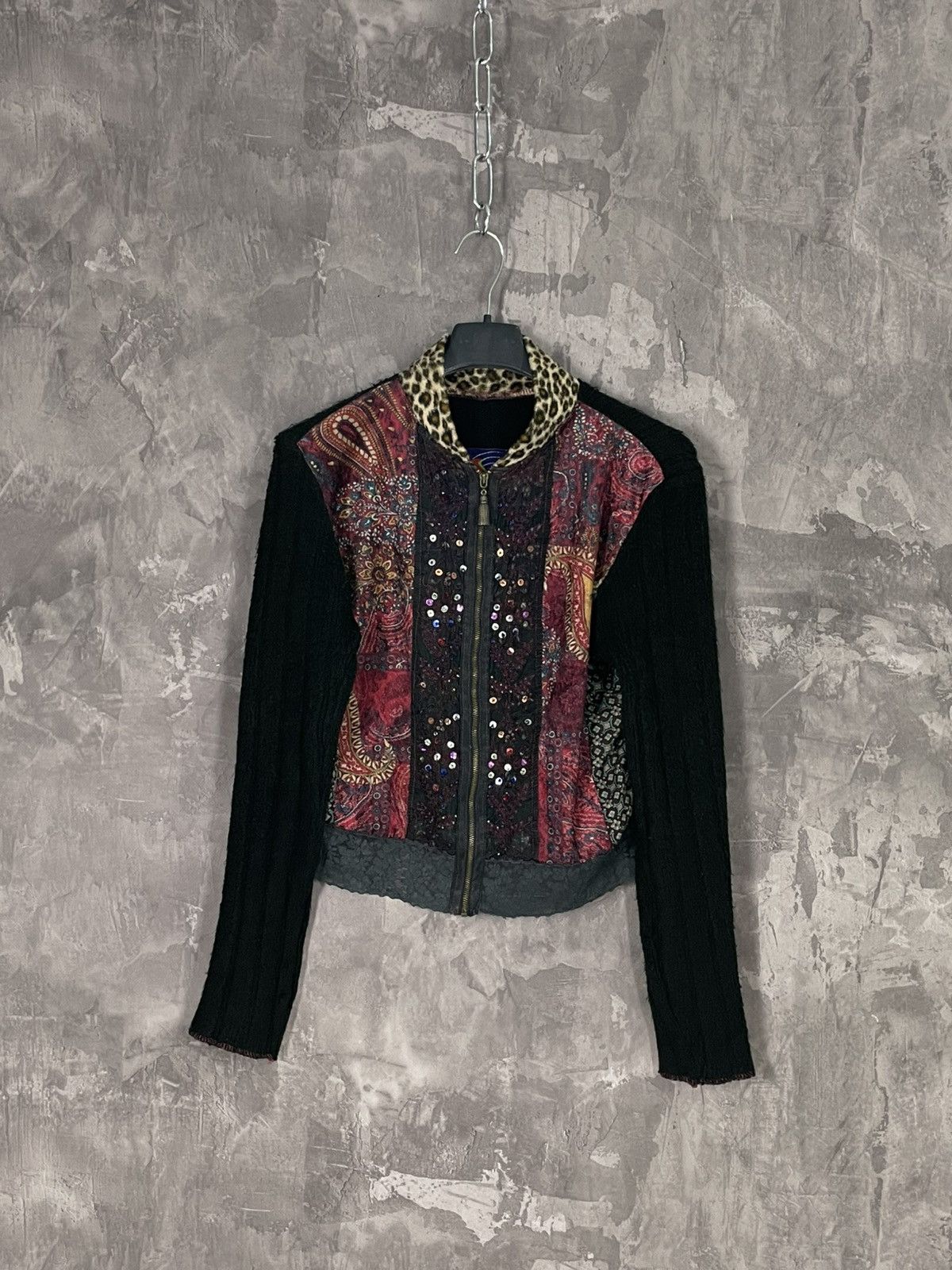 Hysteric Glamour × If Six Was Nine × Vintage Y2K Punk Zipper Long Sleeve T-Shirt Hysteric Glamour Style Size M / US 6-8 / IT 42-44 - 1 Thumbnail