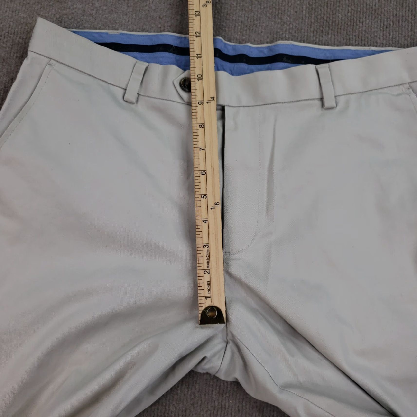 Brooks Brothers Brooks Brothers Mens Chino Pants Beige Stretch Milano Fit Straight Leg 35x30 Size US 35 - 6 Thumbnail