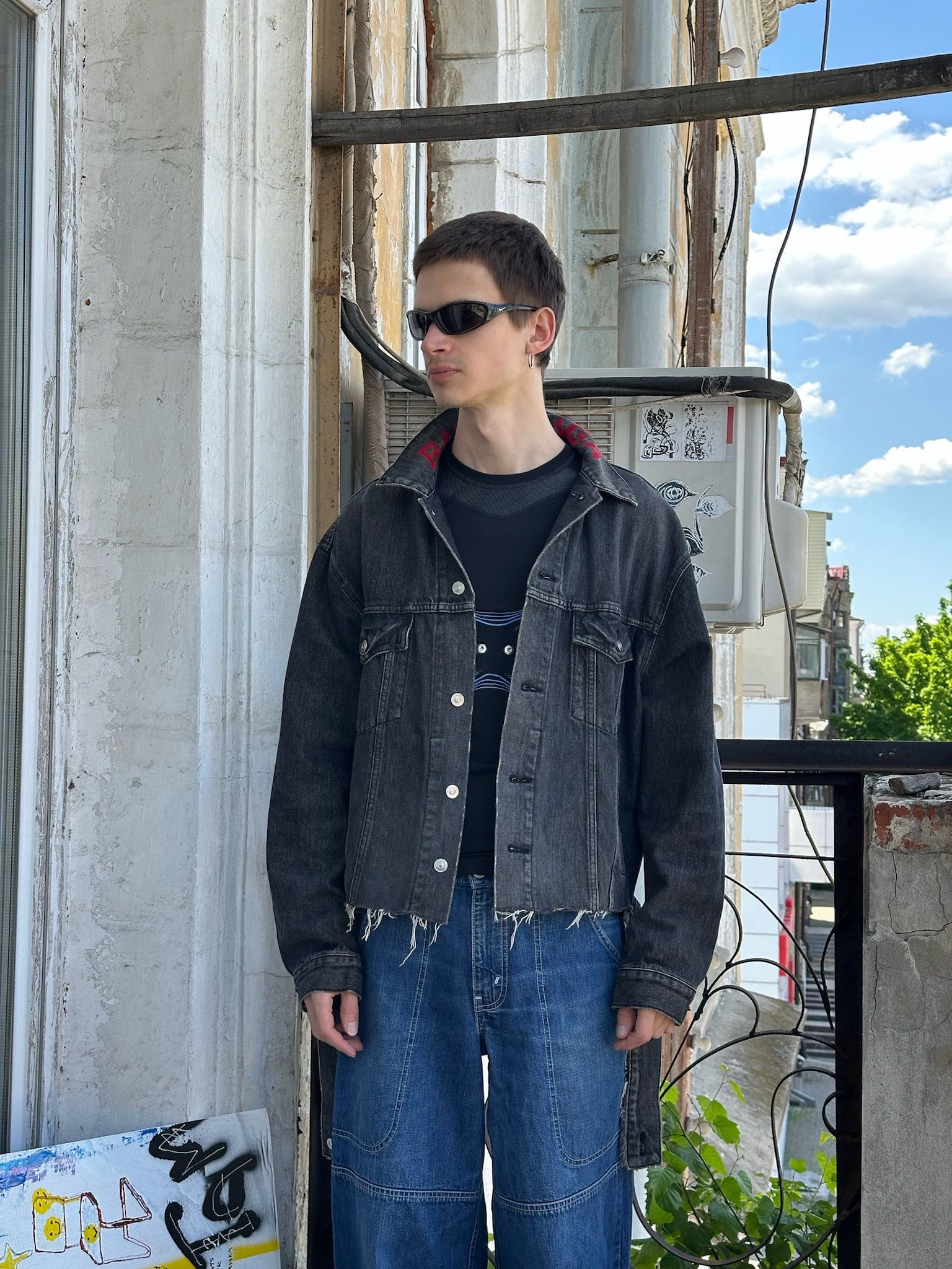 Balenciaga Balenciaga Denim Jacket Size US M / EU 48-50 / 2 - 1 Thumbnail