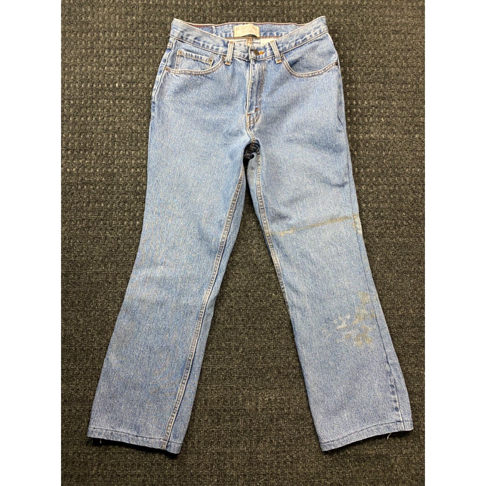 Levi's VINTAGE Levi’s SIGNATURE Jeans Regular Bootcut 32 x 29 Men Blue Cotton Denim 90s Grunge Skater Distressed Pocket 5-Pocket Hemmed 29” Black? Size US 32 / EU 48 - 3 Thumbnail
