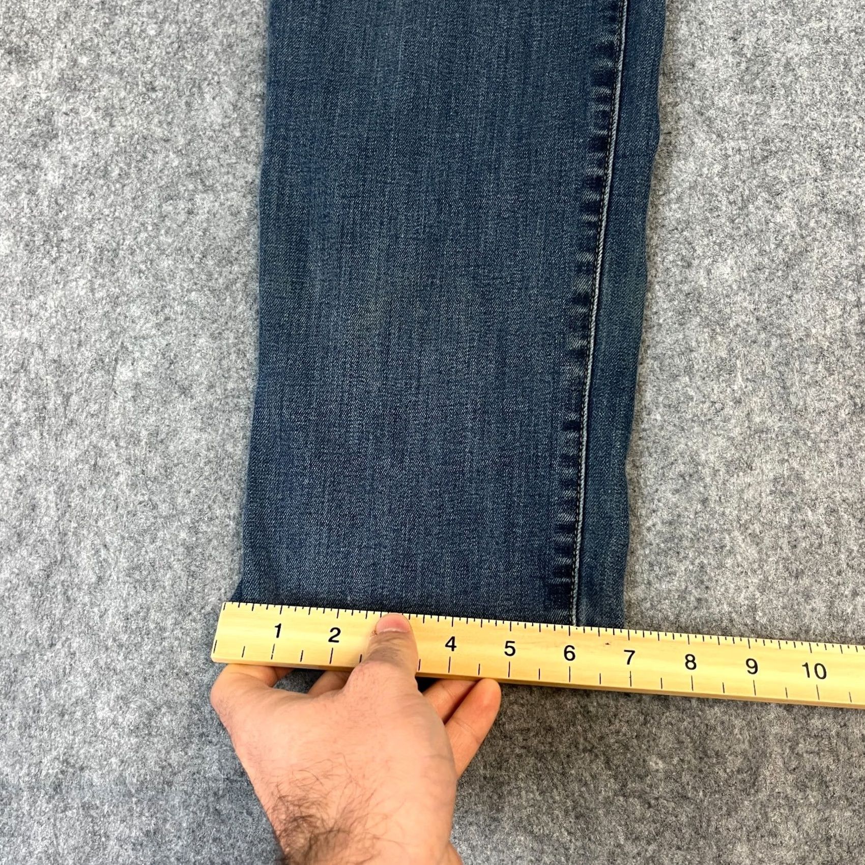 Lee Lee MVP Jeans Straight Regular 32x32 Denim Blue 5-Pocket Mens Waist 32 Regular Fit Cotton Leather? No, Accents: Button, Logo (Note: avoid adding) Size US 32 / EU 48 - 3 Thumbnail