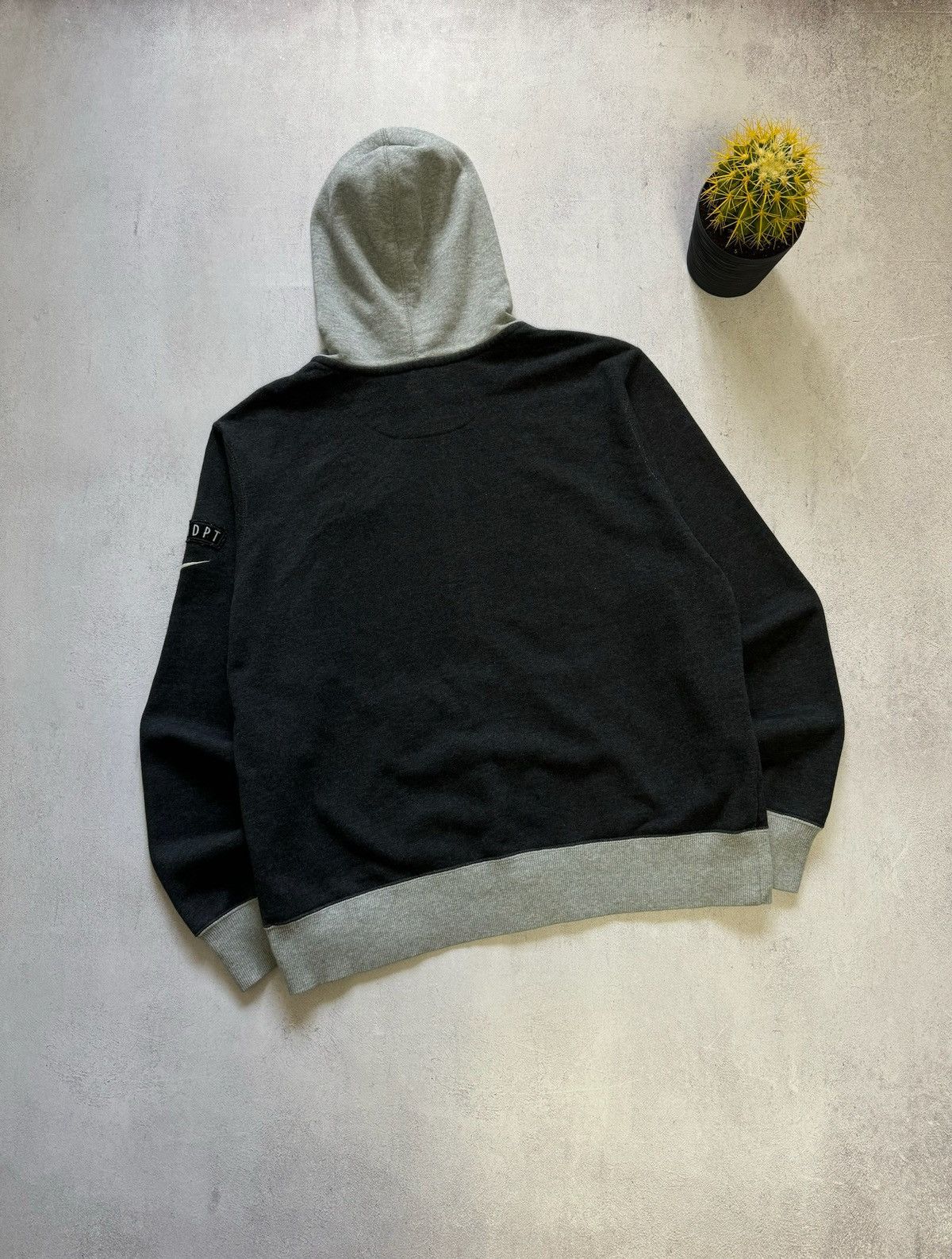 Nike × Vintage Vintage Nike Hoodie Swoosh Football Blockcore Baggy Y2K 90s Size US XL / EU 56 / 4 - 7 Thumbnail