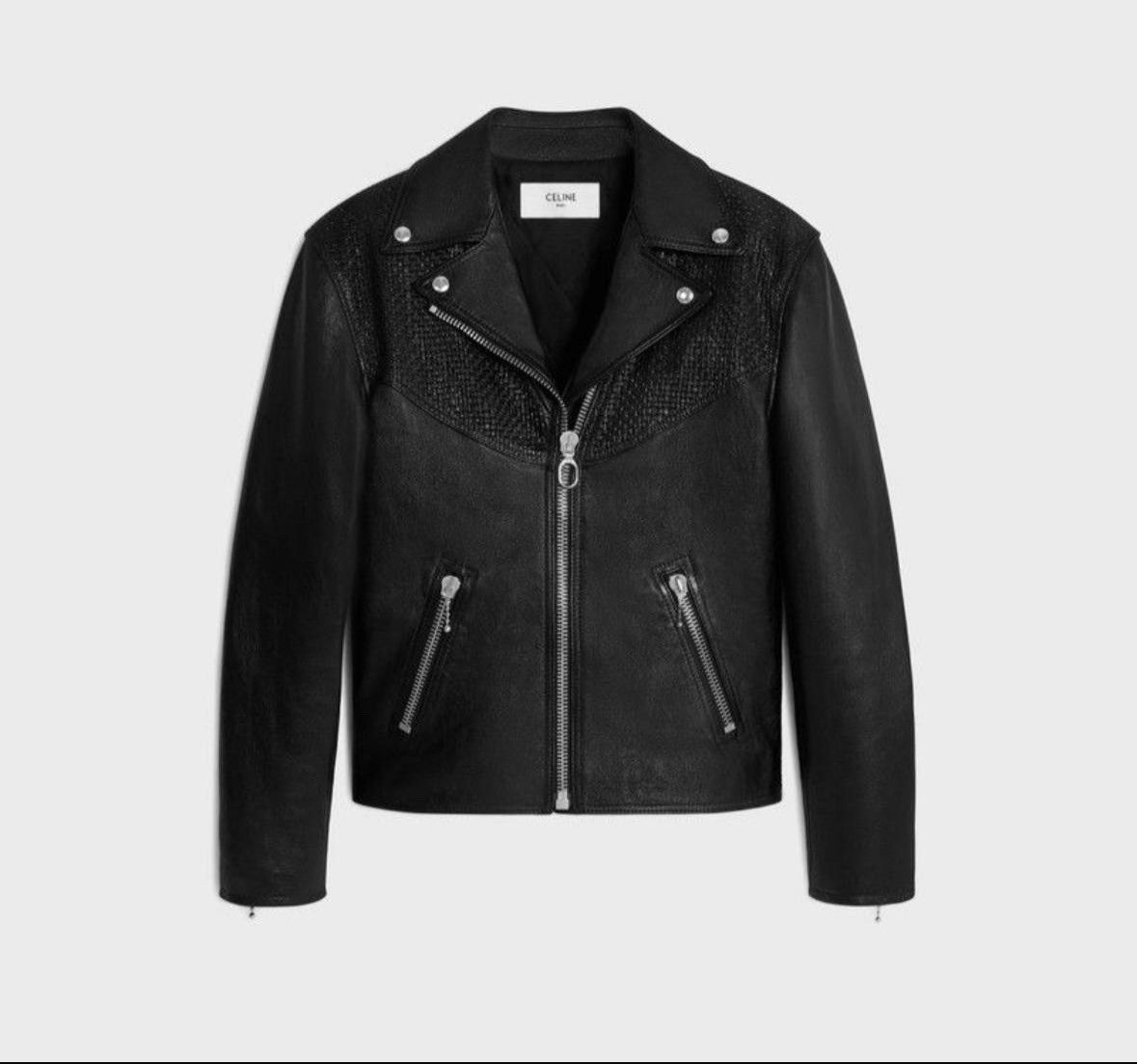 Celine o1bcso1str0925 2EE31280D Biker Jacket in Black Size US S / EU 44-46 / 1 - 1 Preview