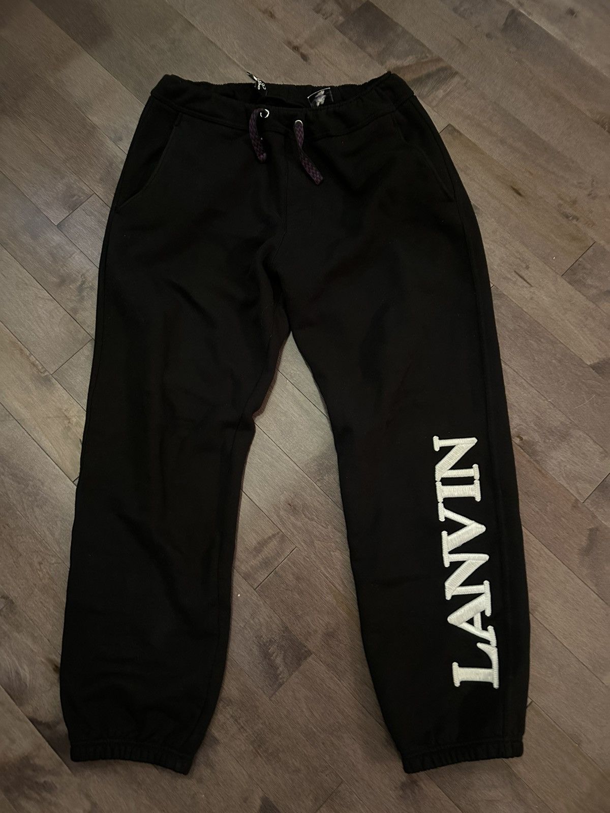 Future × Lanvin Rare Lanvin X Future black sweat pants Size US 34 / EU 50 - 1 Thumbnail