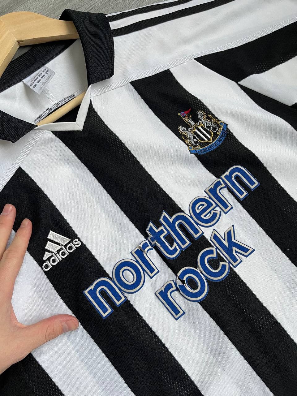 Adidas × Streetwear × Vintage Newcastle United home Germany football Size US L / EU 52-54 / 3 - 5 Thumbnail