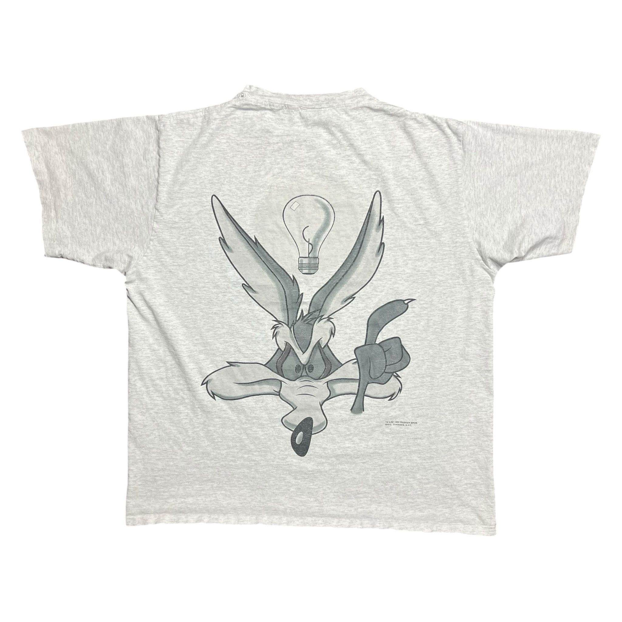 Changes 1995 Wile E. Coyote Geniuswear Looney Tunes T-Shirt - L Size US L / EU 52-54 / 3 - 4 Thumbnail
