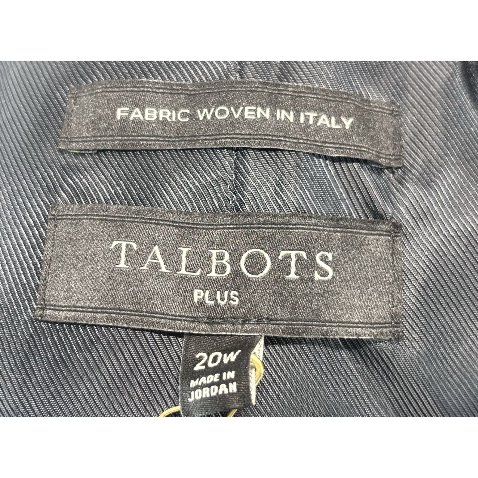 Talbots VINTAGE Talbots Wool Blend Blazer Jacket Women’s Plus Size 20W Navy Solid Long Sleeve Business Classic Preppy Fall Winter Spring Size 3XL / US 20-22 - 6 Thumbnail