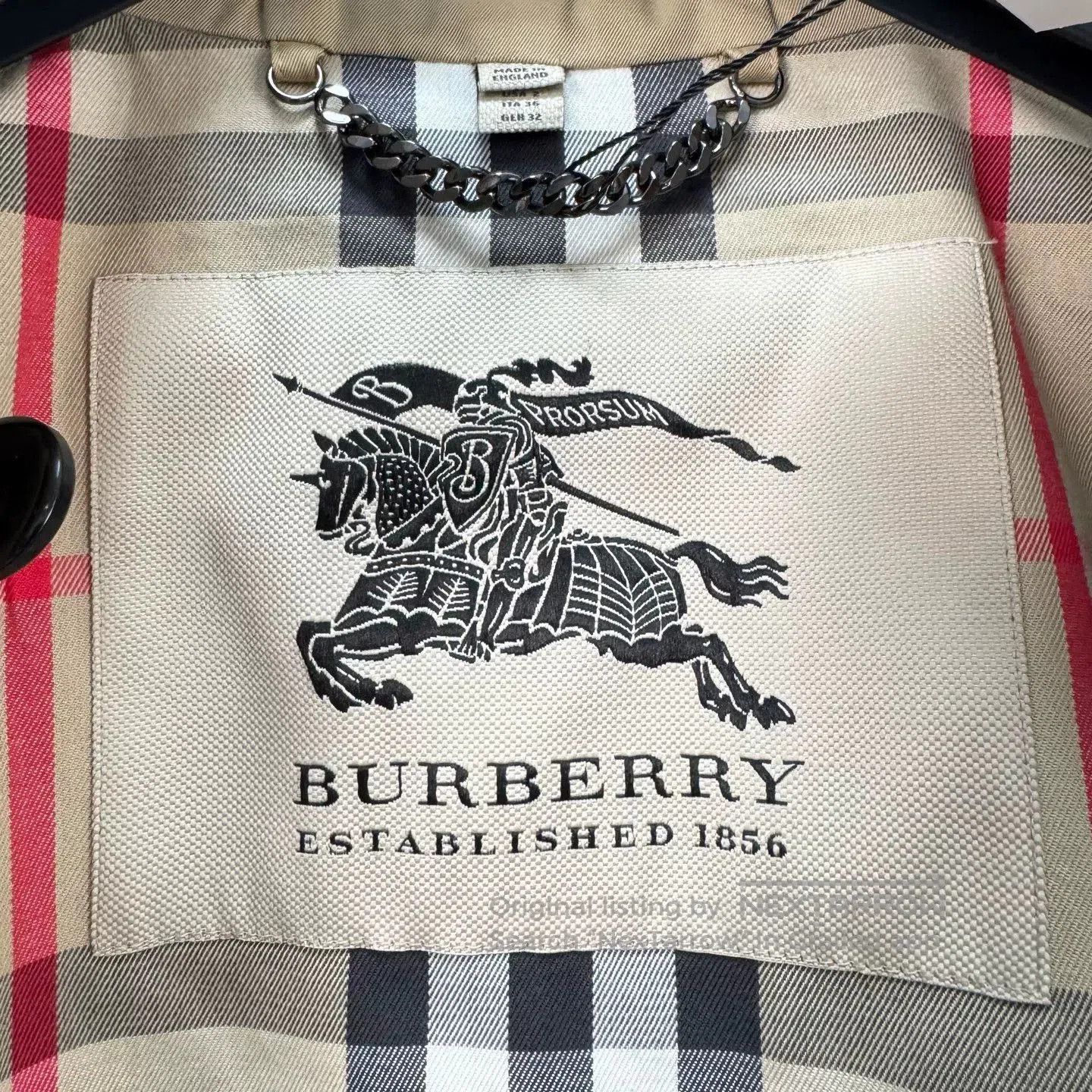 Burberry khaki check. Size XS / US 0-2 / IT 36-38 - 6 Thumbnail