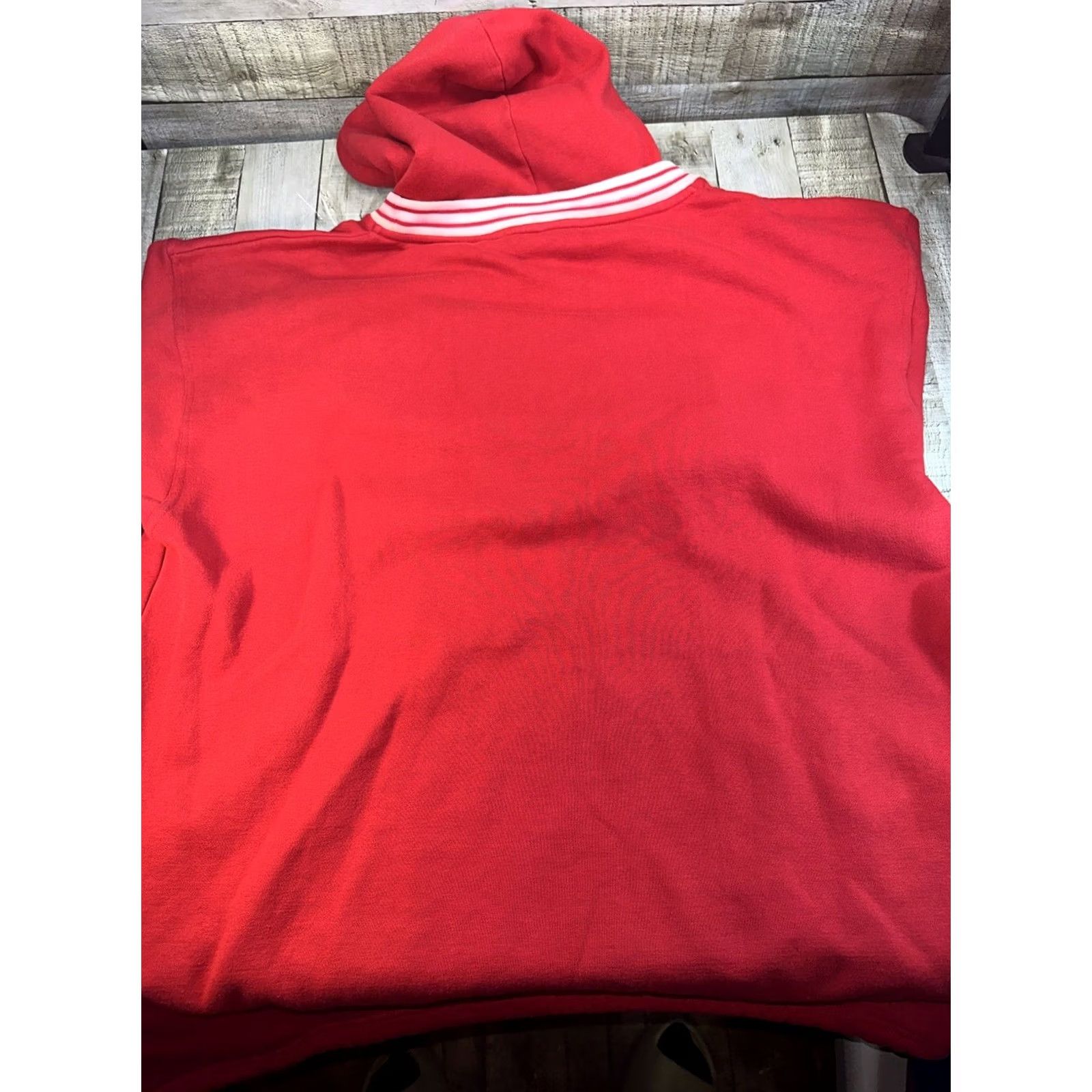 Vintage VINTAGE Hoosiers Crewneck Hoodie 2XL Red Mens Oversized 90s Pullover Hoodie Size US XXL / EU 58 / 5 - 5 Thumbnail