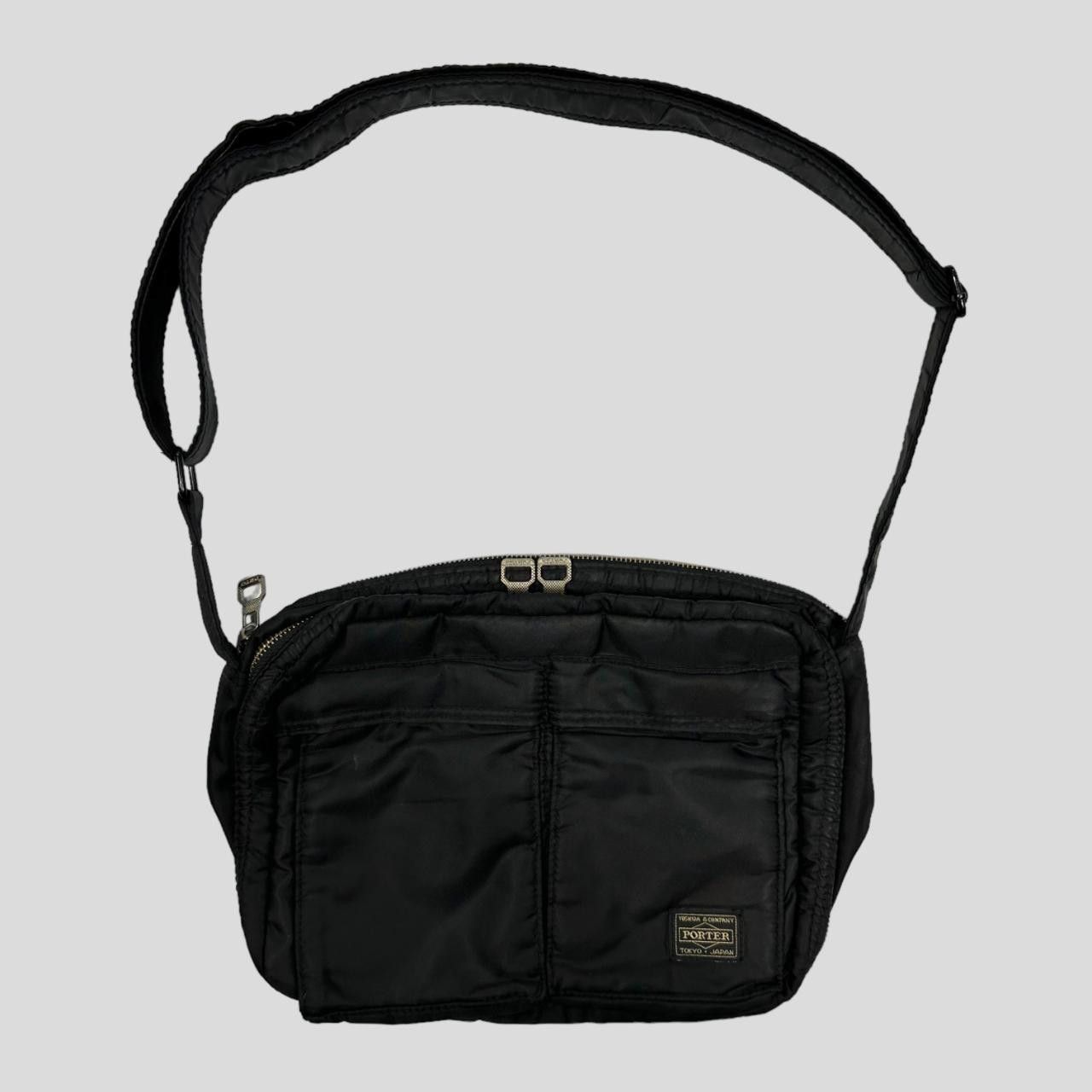 image of Porter 00’S Nylon Tanker Multipocket Crossbody Bag in Black, Men's