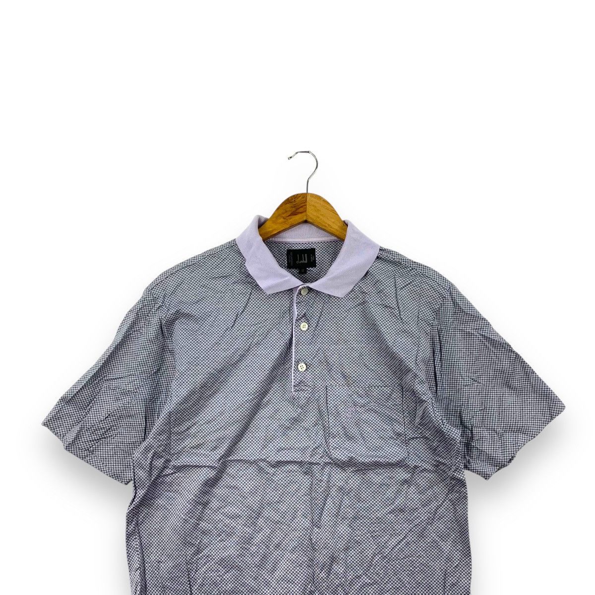 Alfred Dunhill Vintage DUNHILL LONDON Monogram Mercerised Cotton Tee Size US M / EU 48-50 / 2 - 2 Thumbnail