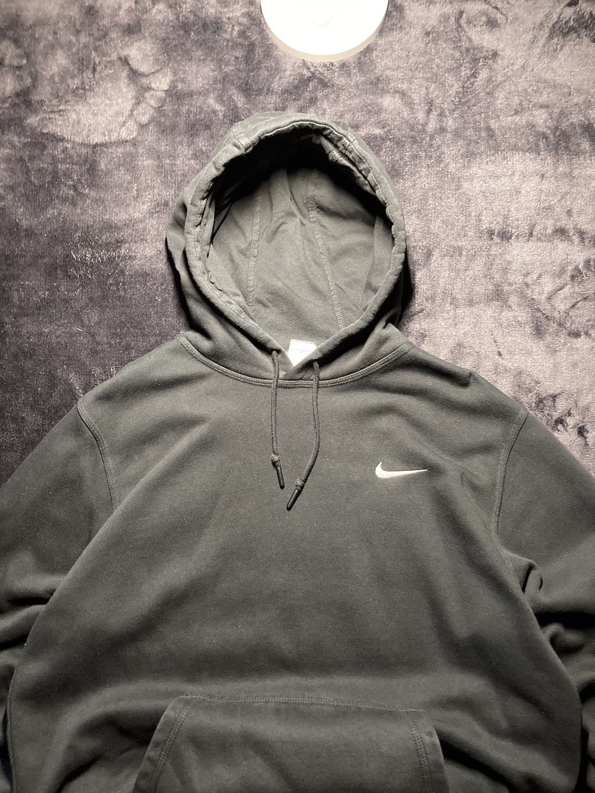 Nike × Vintage ⛩️ Vintage Nike Hoodie Small Logo Faded Basic Oversize Baggy Size US L / EU 52-54 / 3 - 3 Thumbnail