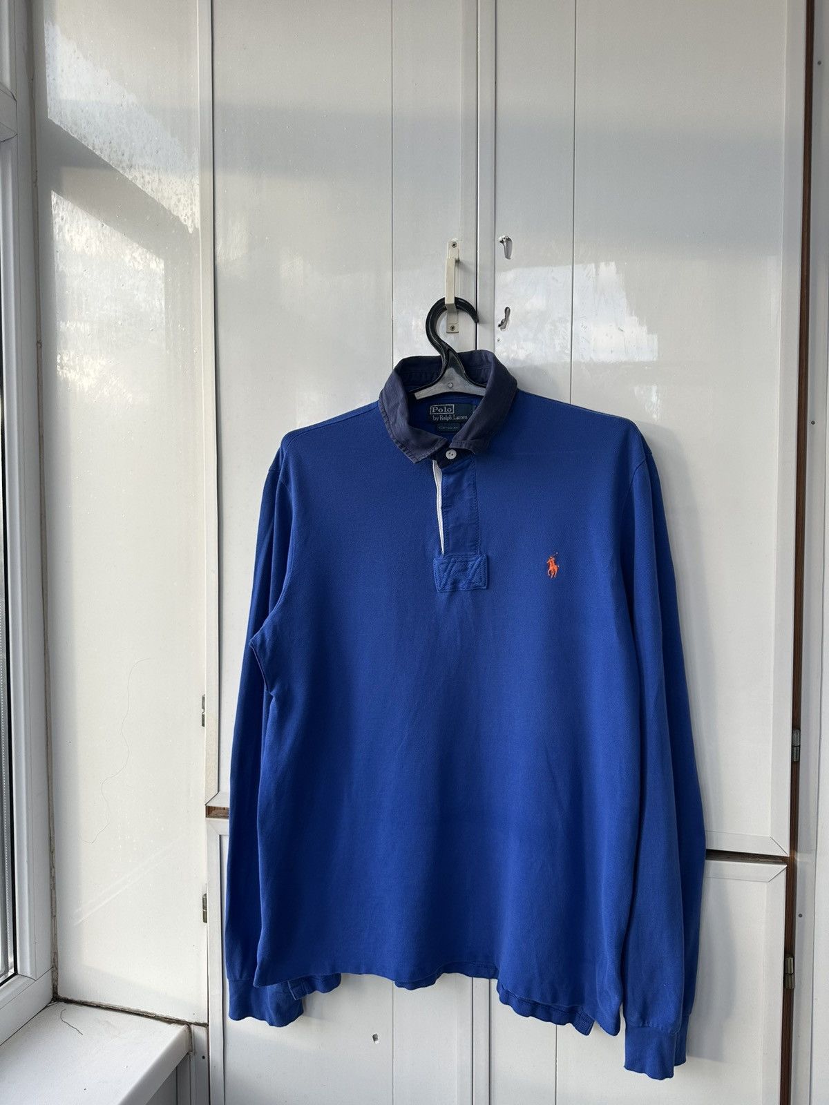 Polo Ralph Lauren Vintage Polo Ralph Lauren Rugby Orange Logo Size US L / EU 52-54 / 3 - 2 Thumbnail