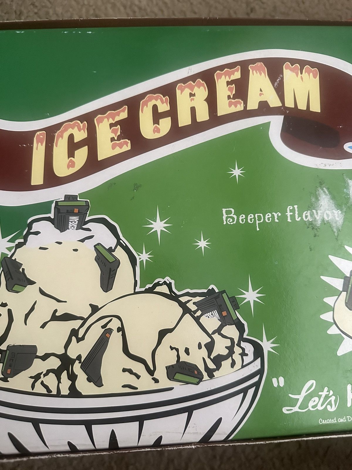 image of Billionaire Boys Club x Icecream Bbc Ice Cream Beepers Shoes in White, Men's (Size 11)
