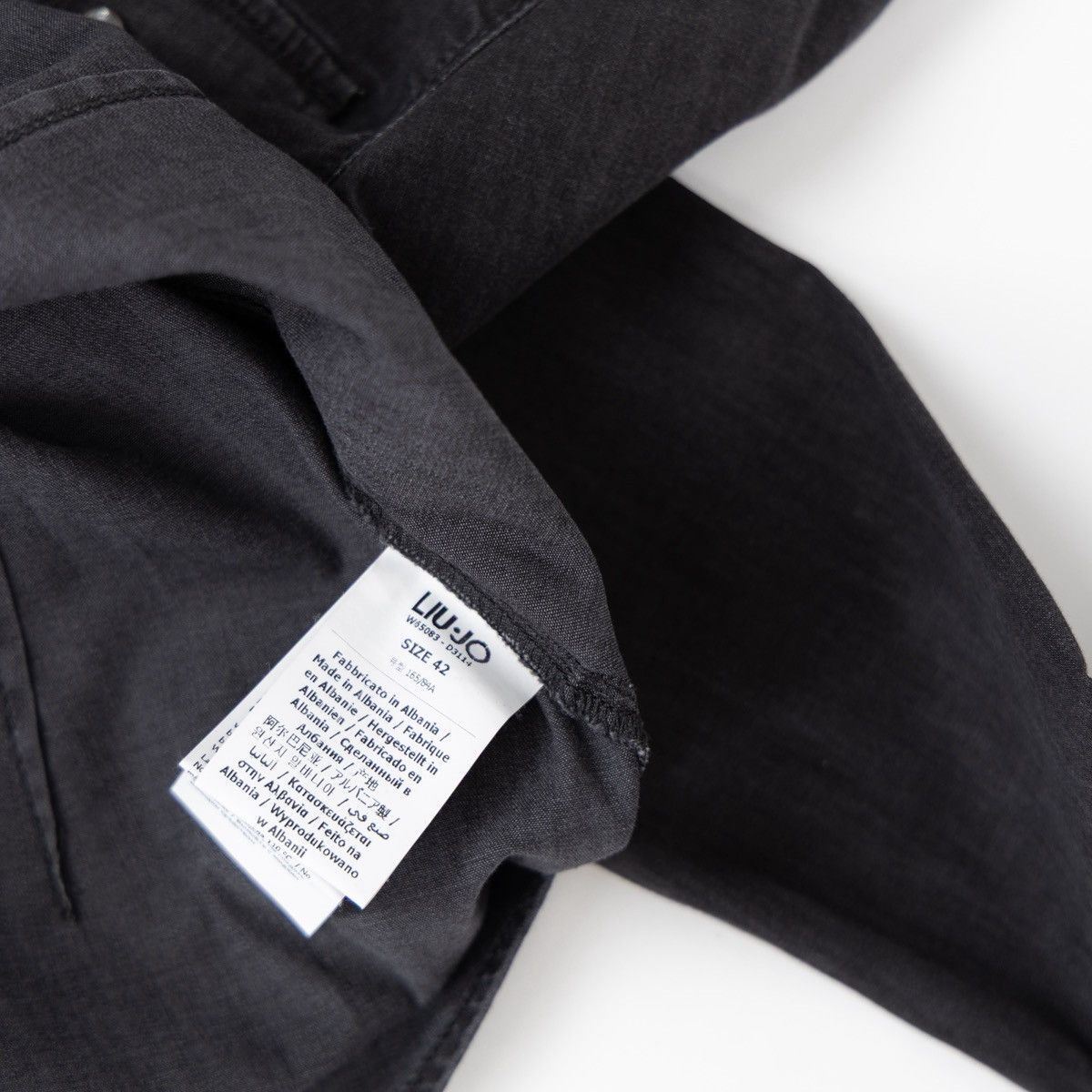 Liu Jo Liu Jo Womens Black Denim Shirt Snap Button Slim Fit Stretch Size S / US 4 / IT 40 - 8 Thumbnail