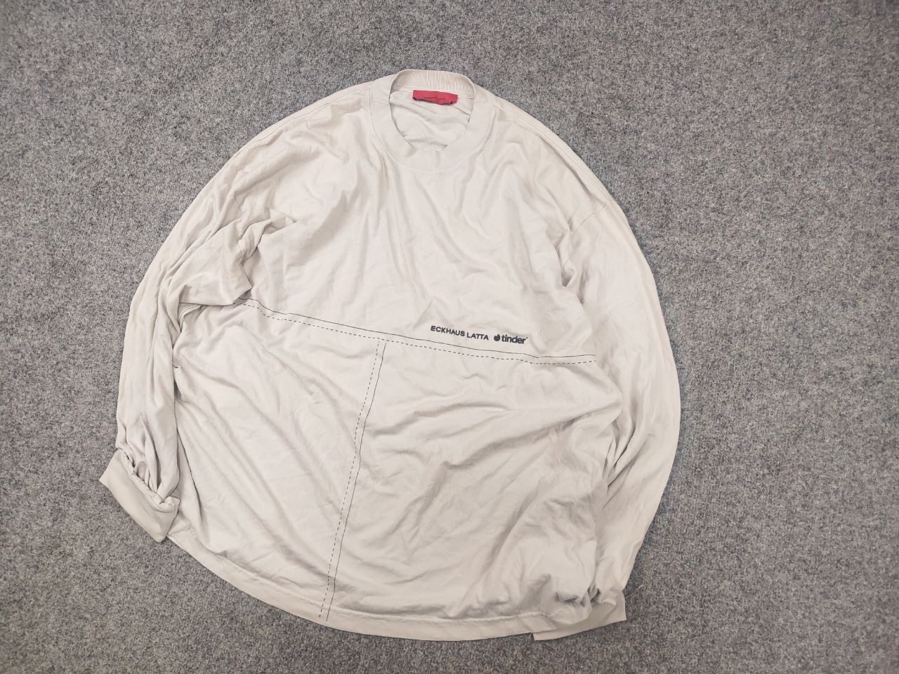 Eckhaus Latta Eckhaus Latta Tinder Available Jersey Long sleeve Shirt Tee Size US XL / EU 56 / 4 - 4 Thumbnail