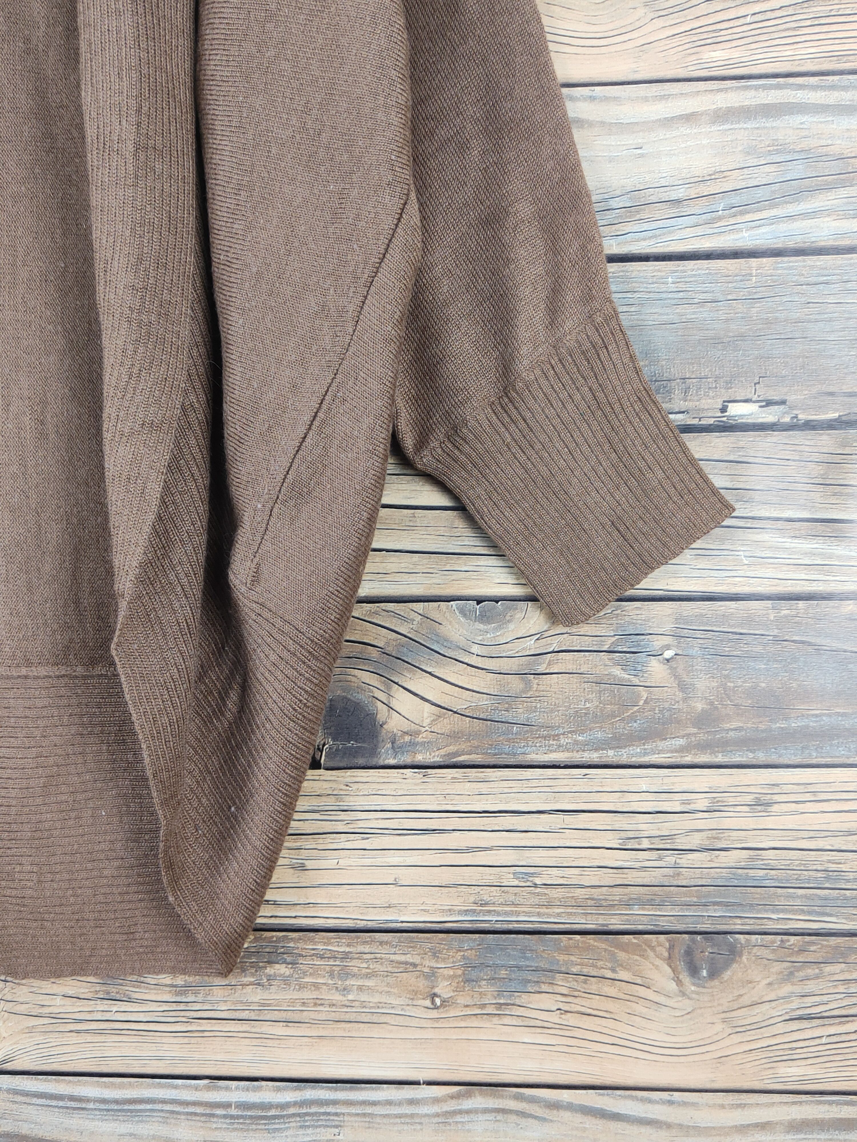 Homespun Knitwear × Japanese Brand Kate Ecru Brown Knitwear Cardigan #W1506 Size L / US 10 / IT 46 - 7 Thumbnail