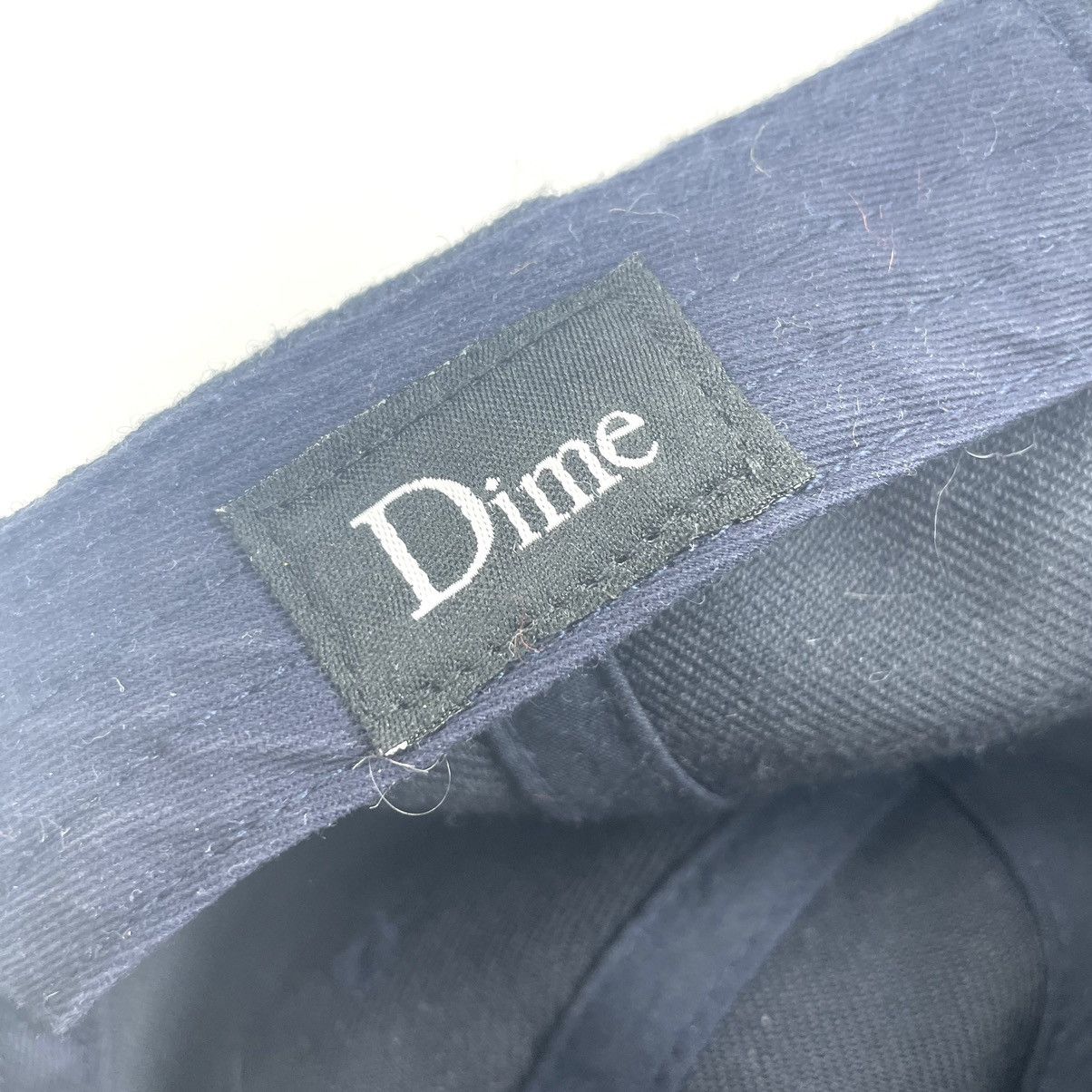 Dime Navy Blue Dime Skateboarding Cap Size ONE SIZE - 5 Thumbnail