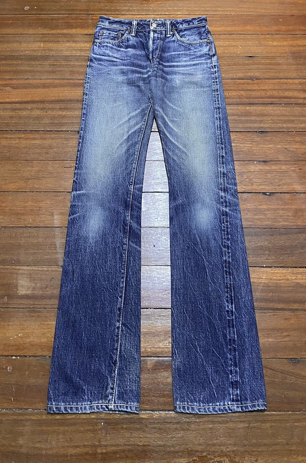 Full Count & Co. Rare Design Vintage Japanese Brand Full Count Jeans 2000s Size US 29 - 1 Thumbnail