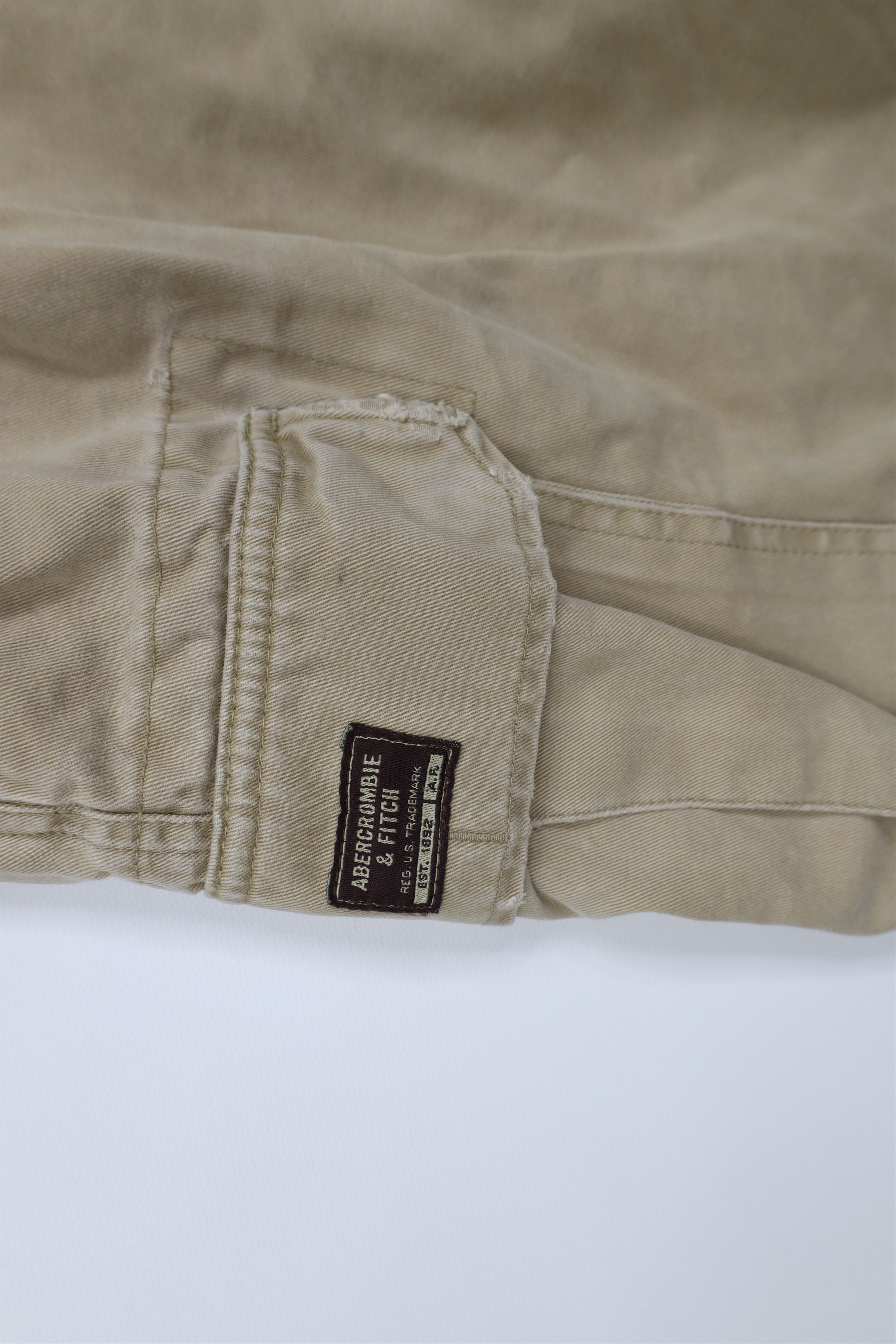 Abercrombie & Fitch Vintage Abercrombie & Fitch Heavyweight Cargo Shorts Brown Size US 32 / EU 48 - 5 Thumbnail