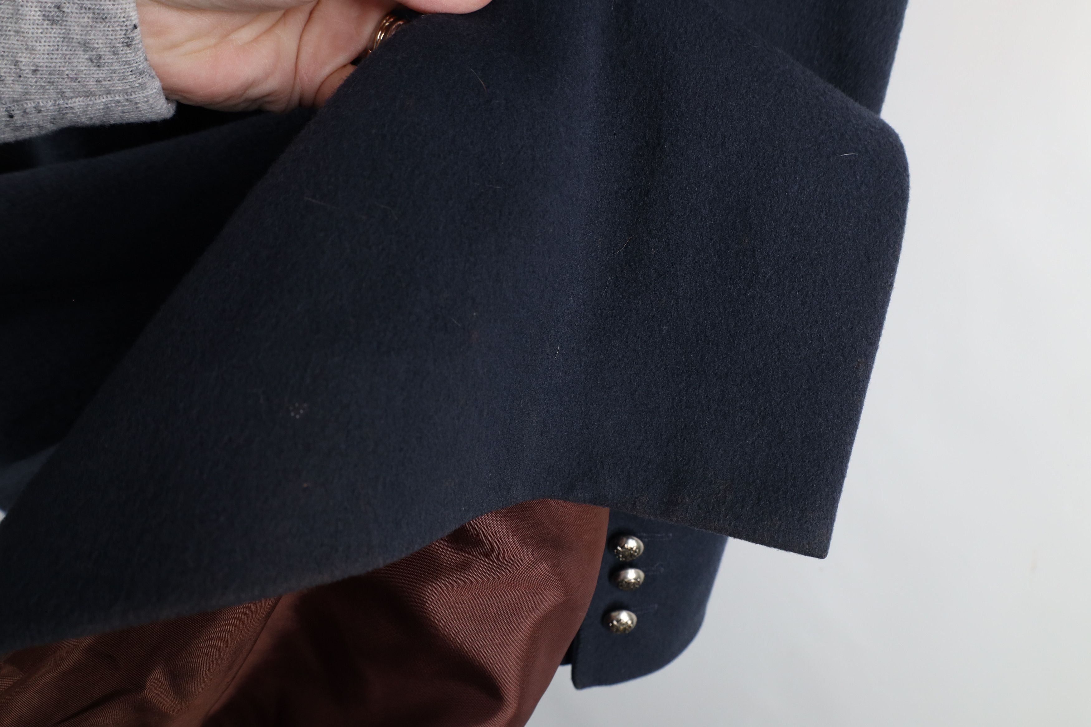 Vintage Vintage 90s Streetwear Military Style Wool Trench Coat USA Size XL / US 12-14 / IT 48-50 - 15 Thumbnail