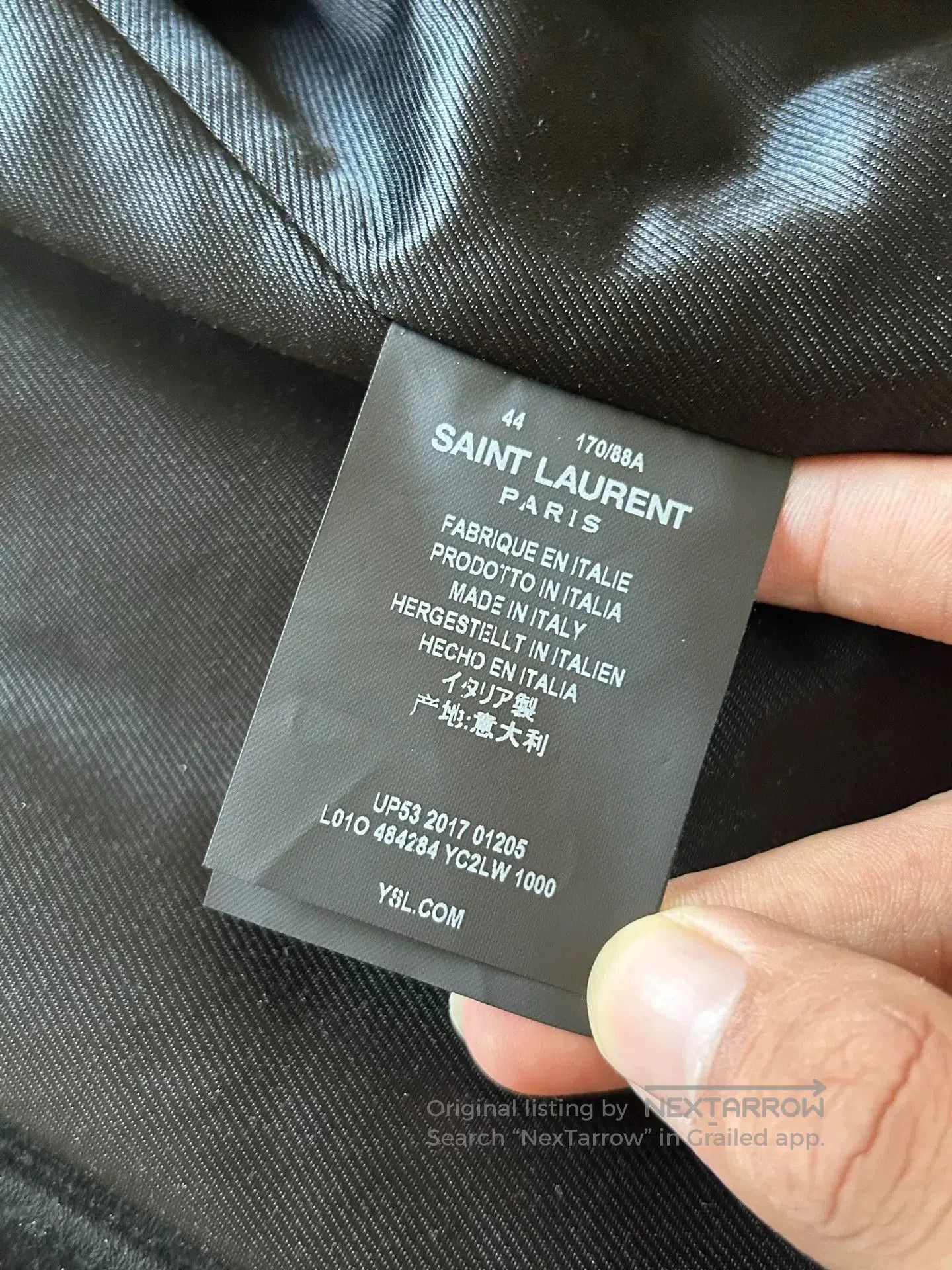 Saint Laurent Paris Saint Laurent Black Suede Leather Biker Jacket. Size US S / EU 44-46 / 1 - 3 Thumbnail