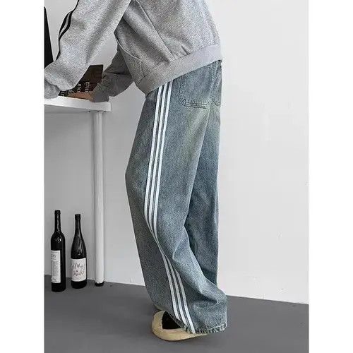 Jean Track Straight Leg Baggy Jeans Size US 32 / EU 48 - 5 Thumbnail