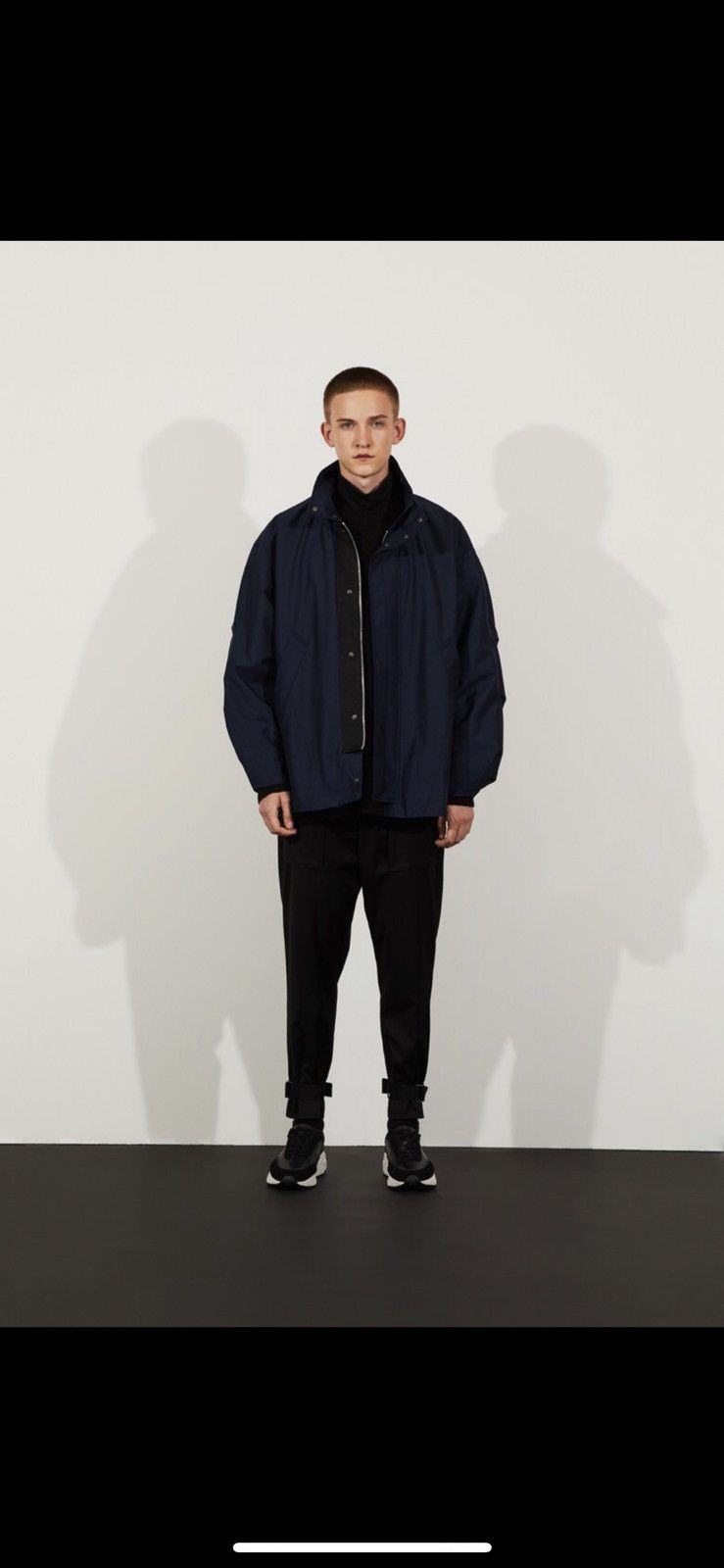 Other Ilcorso Jumper Overfit Welt Pocket Shell Parka Jacket Navy Size US L / EU 52-54 / 3 - 13 Thumbnail