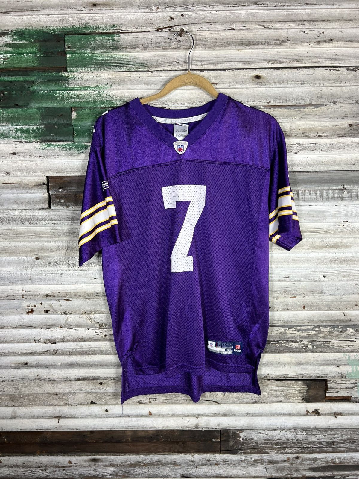 NFL Youth Tarvaris Jackson Minnesota Vikings Jersey Size XL / US 12-14 / IT 48-50 - 2 Thumbnail