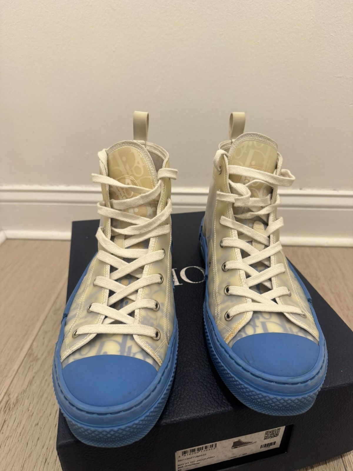 Dior B23 Dior Jacquard high top Size US 9 / EU 42 - 3 Thumbnail