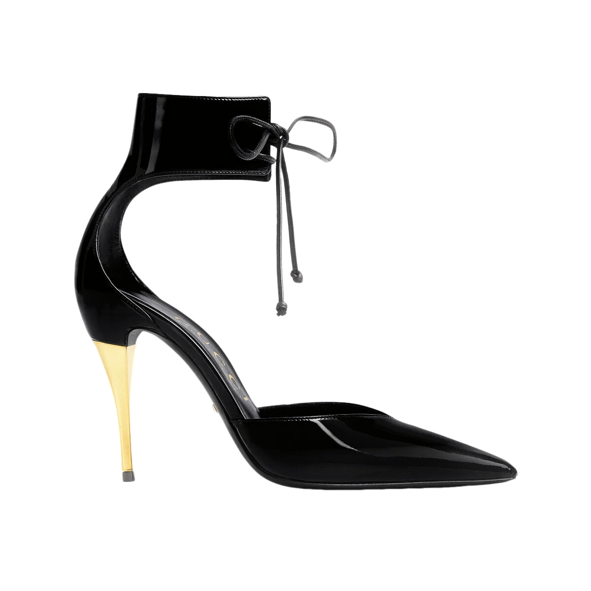 Gucci Gucci Black Ankle Cuff 105mm Pumps New Size US 5.5 / IT 35.5 - 6 Thumbnail