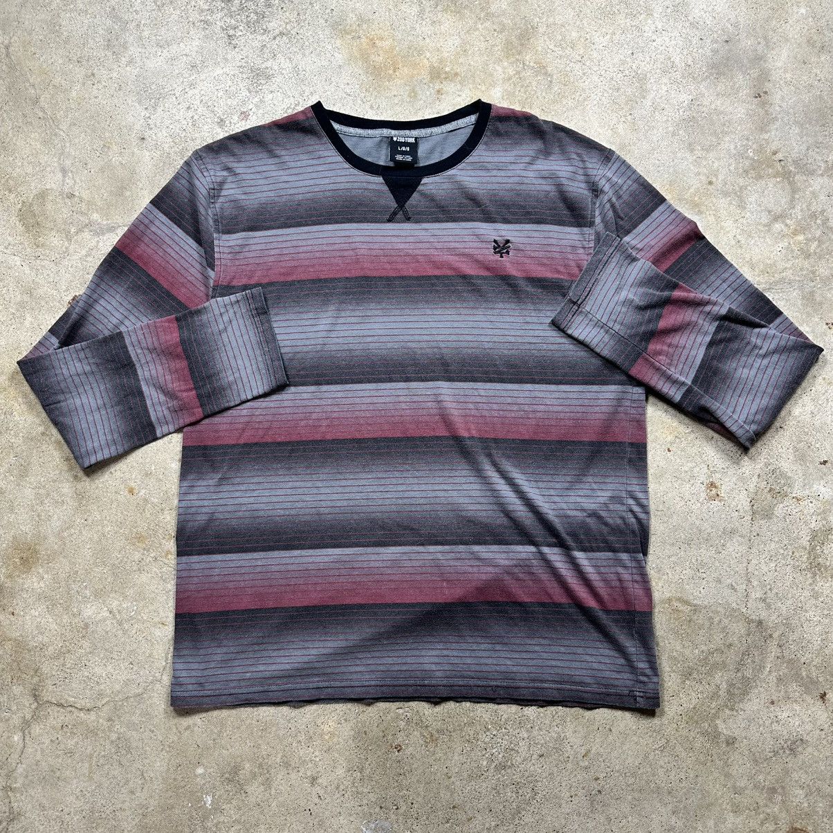 Zoo York Red & Black Striped Zoo York Long Sleeve Shirt Size L Size US XL / EU 56 / 4 - 2 Thumbnail