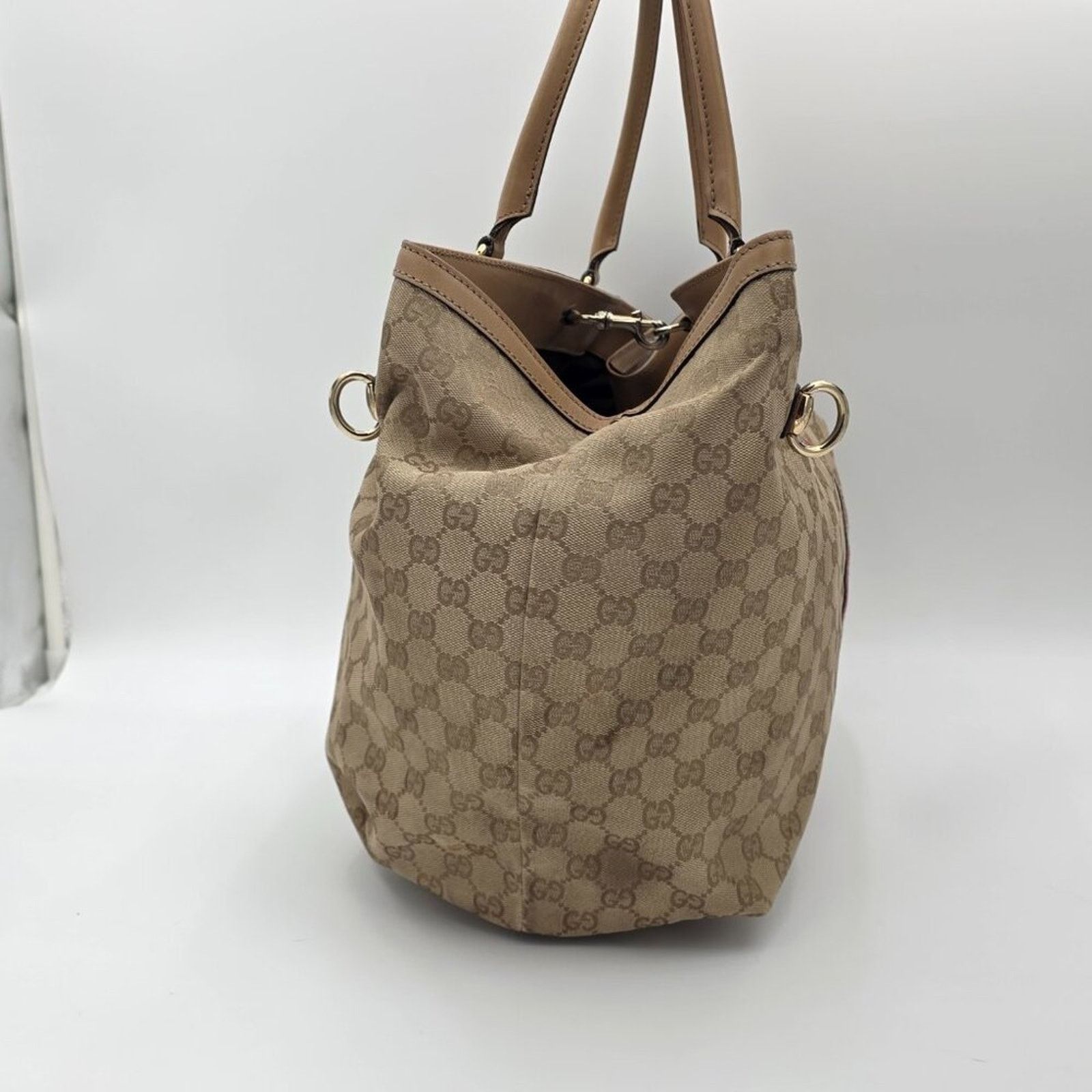 Gucci Gucci GG Sherry Line Tote Canvas Large Size ONE SIZE - 7 Thumbnail