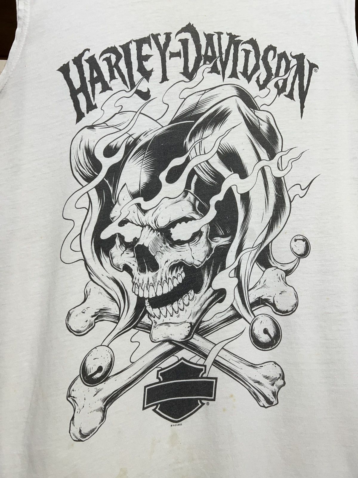 Harley Davidson Harley Davidson Skull Smoke Graphics Tank Tops Size US L / EU 52-54 / 3 - 3 Thumbnail