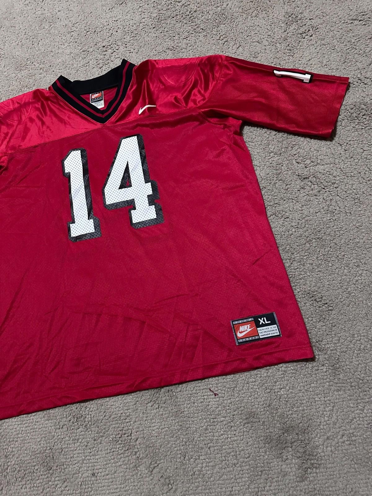 Nike Men's Vintage Nike Georgia Bulldogs #14 Jersey Sz XL Size US XL / EU 56 / 4 - 2 Thumbnail