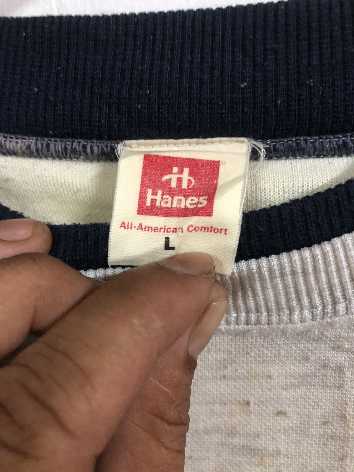 Hanes × Vintage Vintage Y2K Hanes Sweatshirt Size US L / EU 52-54 / 3 - 4 Thumbnail