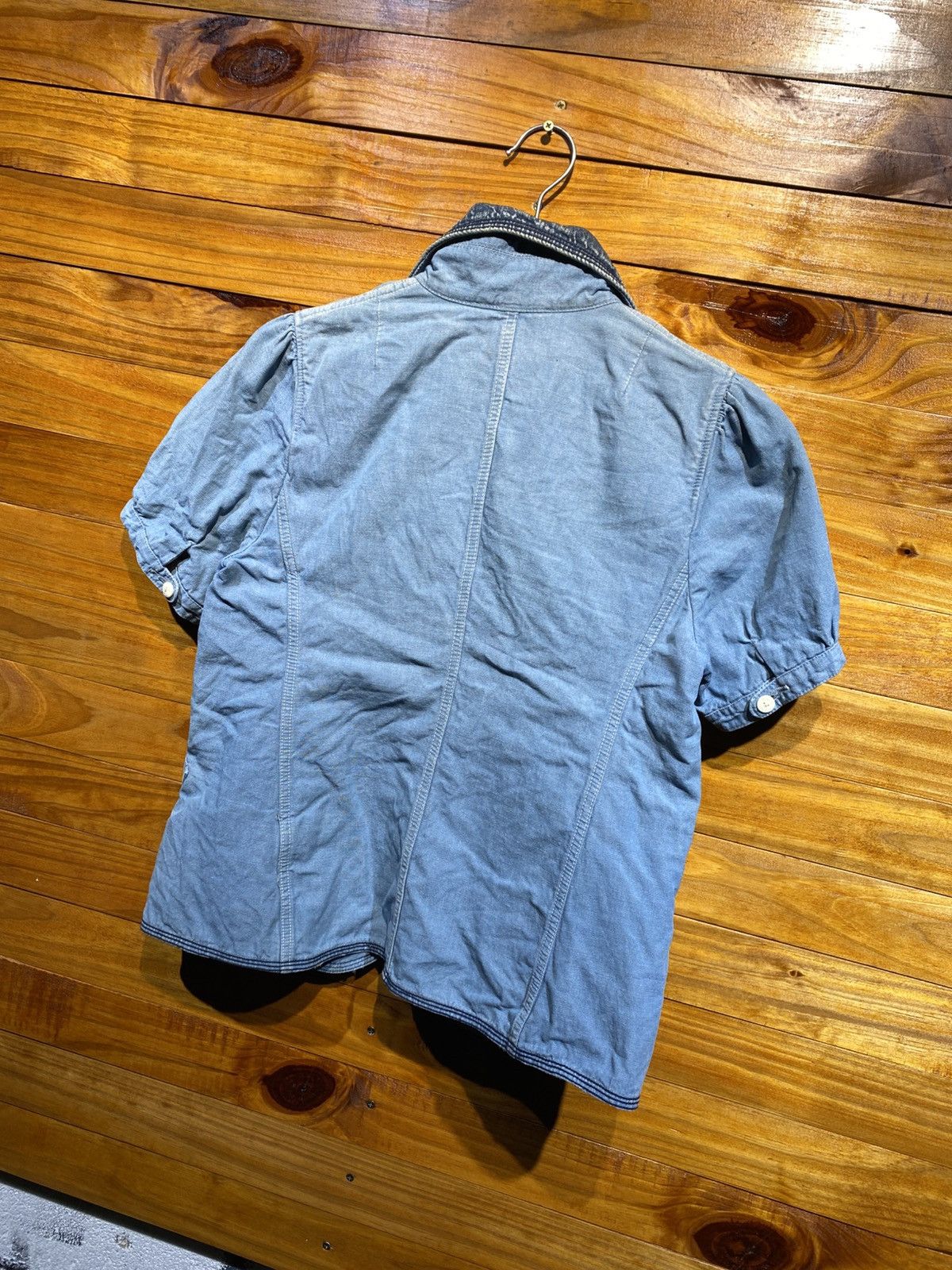 Kapital Kapital Japan Vintage Denim Short Sleeve Double-Breasted Size S / US 4 / IT 40 - 10 Thumbnail