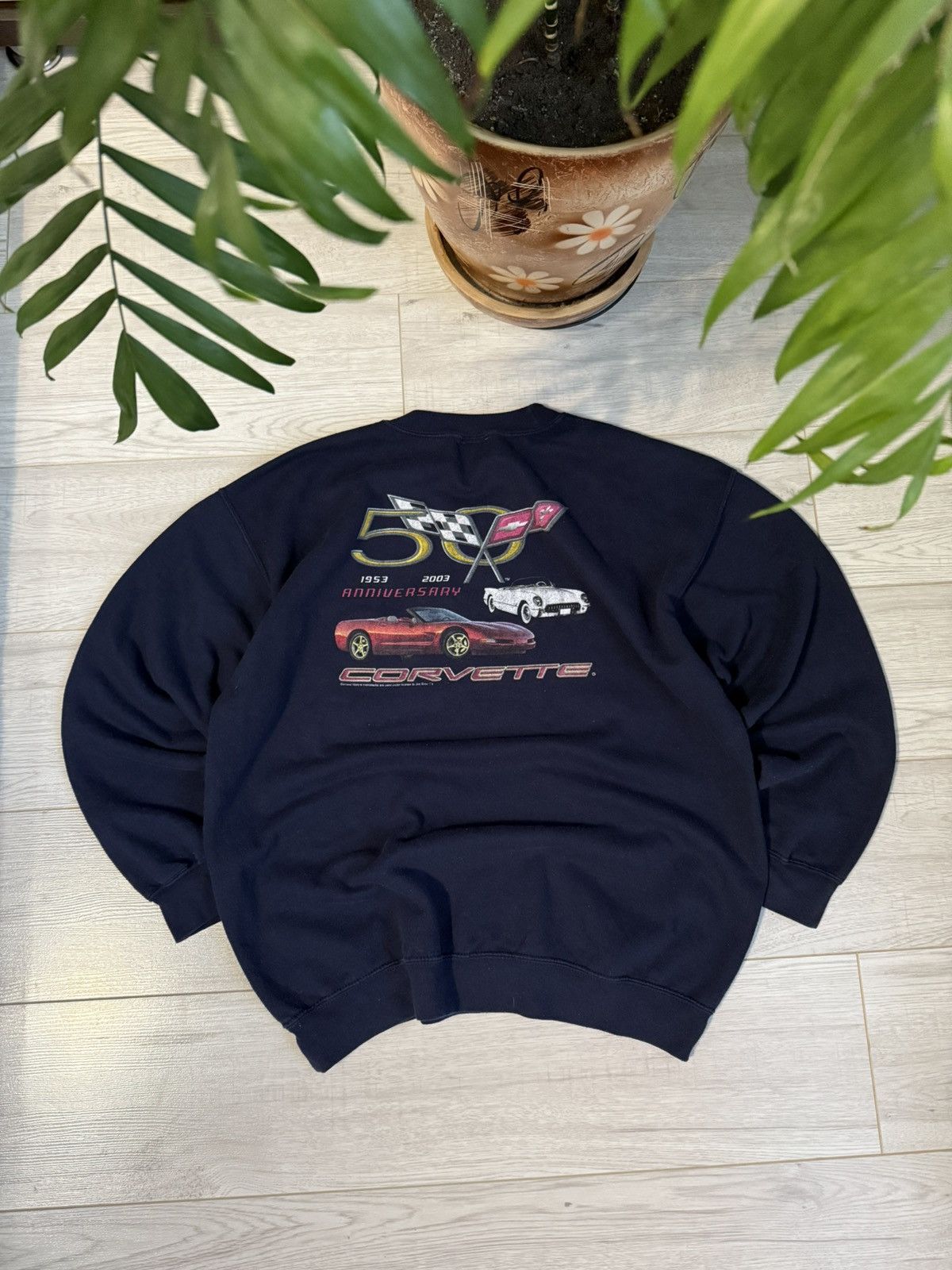 Chevrolet × Vintage Vintage Corvette 2003 racing sweatshirt crewneck ANNIVERSARY Size US L / EU 52-54 / 3 - 1 Thumbnail