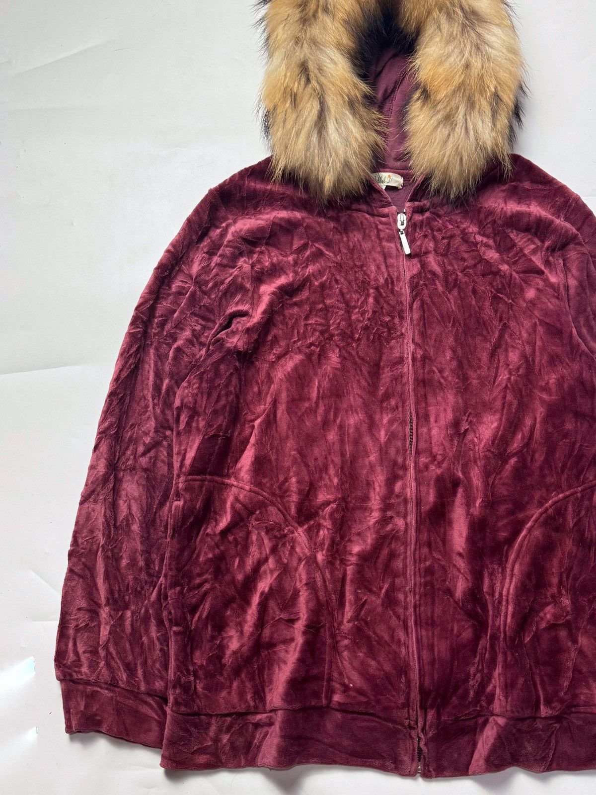 If Six Was Nine × Japanese Brand × Le Grande Bleu (L.G.B.) Velvet Fur Hoodie Japanese Lgb Style Size US M / EU 48-50 / 2 - 3 Thumbnail