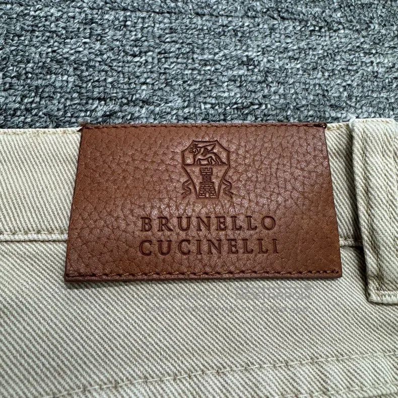 Brunello Cucinelli Brunello Cucinelli Embroidered Pattern Denim Pants Size US 44 / EU 60 - 7 Thumbnail