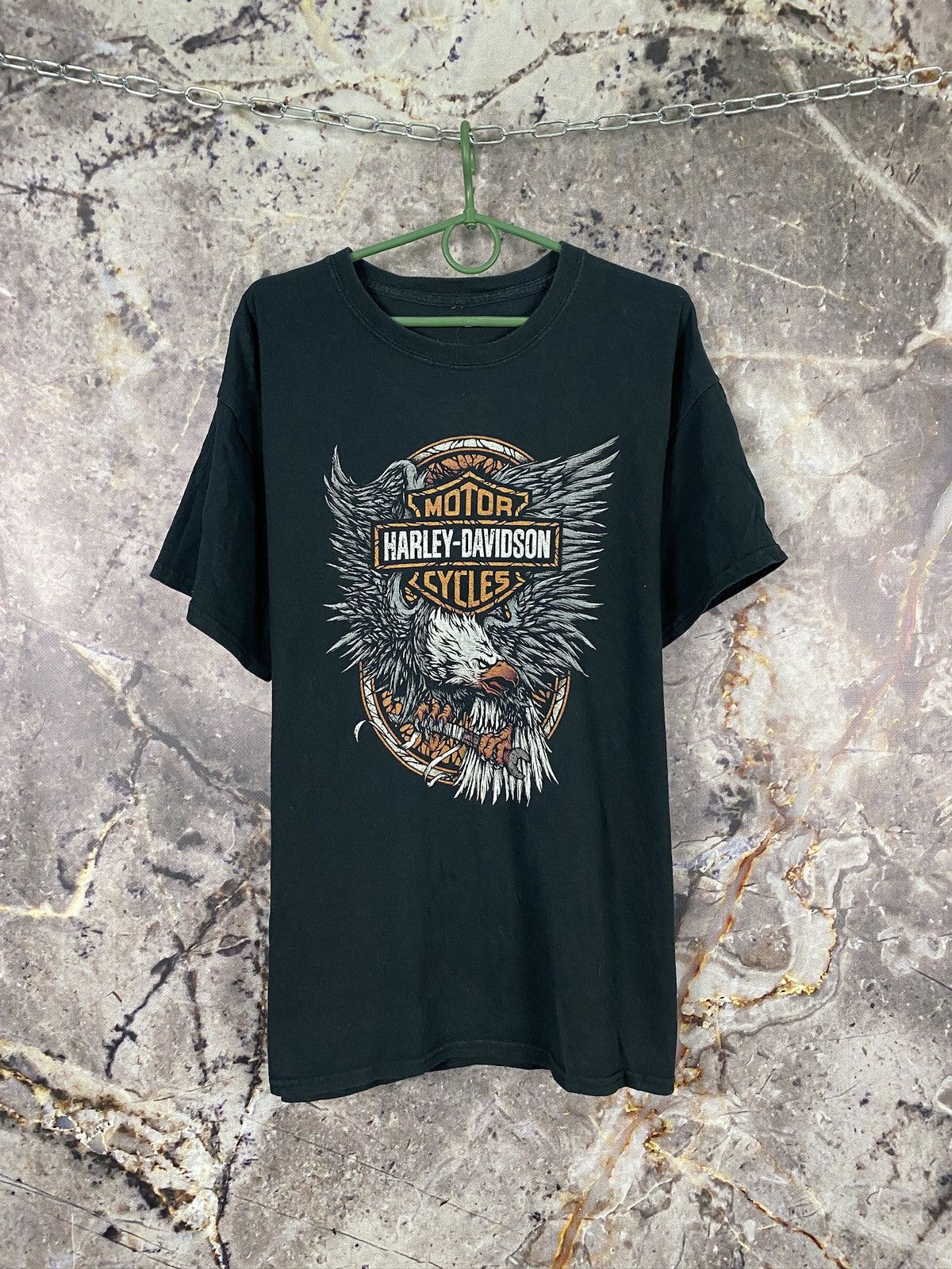 Harley Davidson × Vintage Men’s Harley-Davidson Motor Cycles T-Shirt Size Large Size US L / EU 52-54 / 3 - 1 Thumbnail