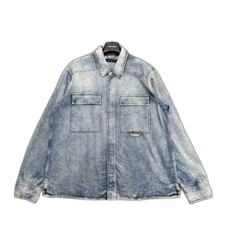 Louis Vuitton louis vuitton washed denim shirt-2508 Size US XXL / EU 58 / 5 - 1 Thumbnail