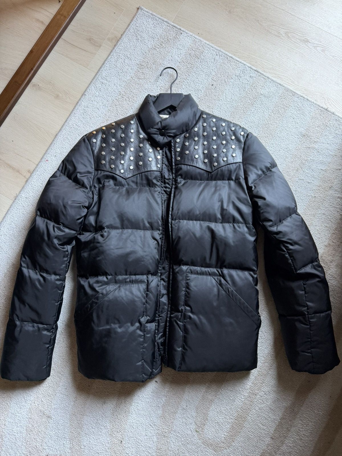 Saint Laurent Paris Saint Laurent Studded Puffer Jacket Size US M / EU 48-50 / 2 - 1 Thumbnail
