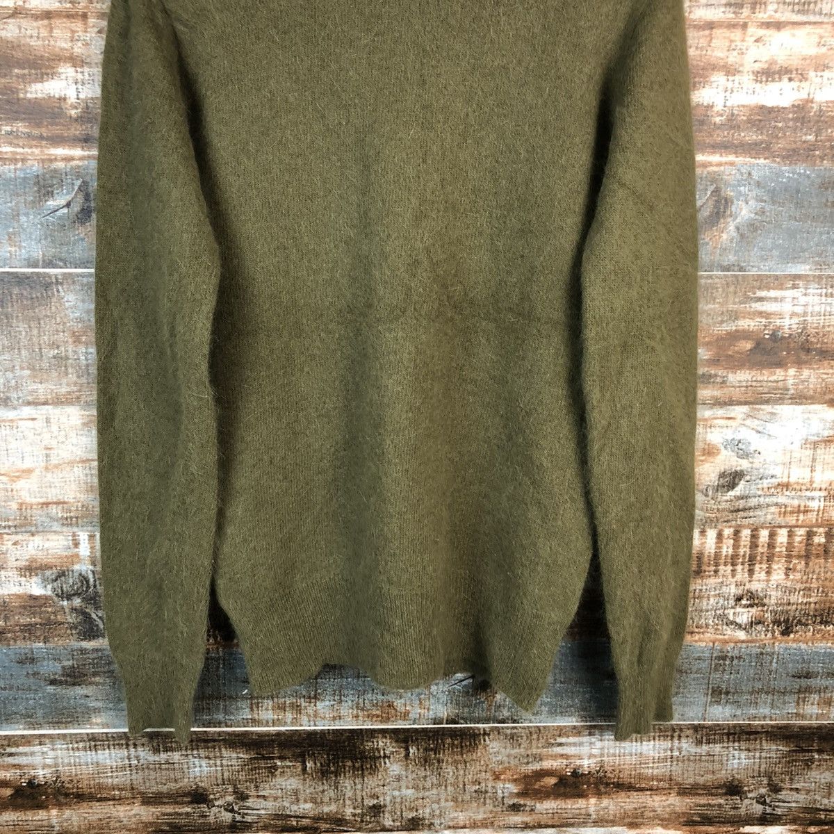 Homespun Knitwear × Japanese Brand Japanese Brand vintage Green Knitwear #A2249 Size US S / EU 44-46 / 1 - 12 Thumbnail